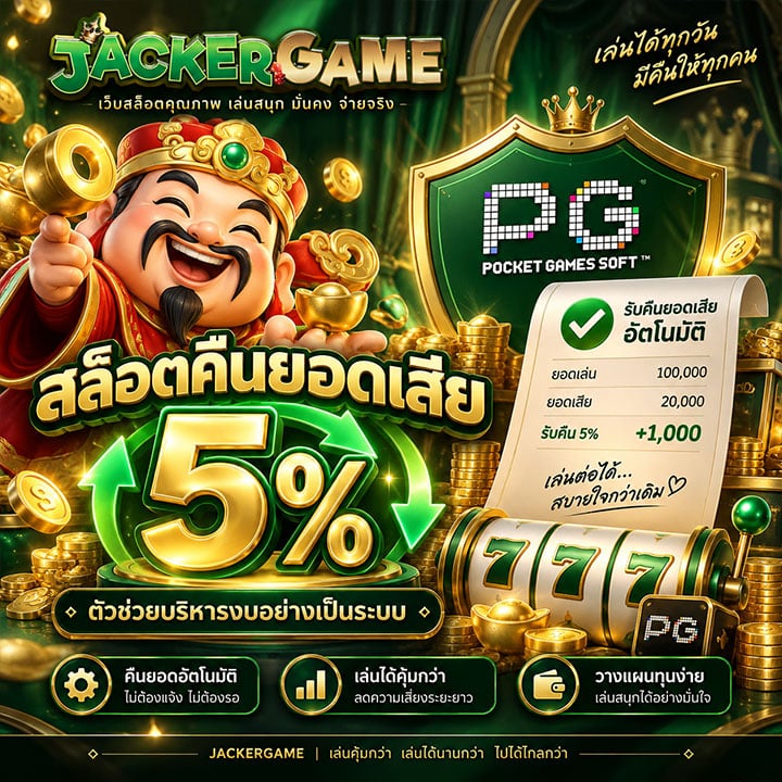 สล็อตคืนยอดเสีย 5%